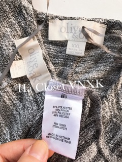 Áo thun dệt kim nữ oversize- Vnxk