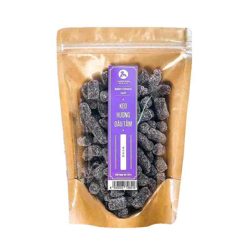 Kẹo Hương Dâu Tằm Langfarm Đặc Sản Đà Lạt Gói 350G