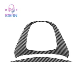 Carbon fiber car central control armrest mouse panel cover for mercedes-benz v class v250 v260 2015-2021 accessories