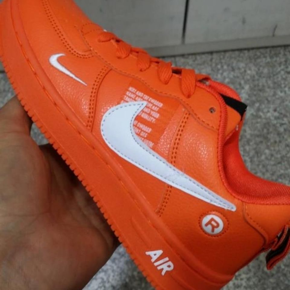 Máy Bay Phản Quang Af1 3m Không Quân 1 Giày Thể Thao Aj Màu Dạ Quang Thời Trang Unisex Cá Tính 80884