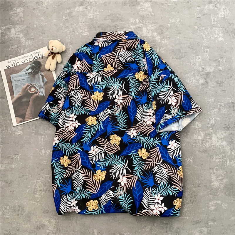  Áo sơ mi ngắn tay họa tiết hoa thời trang đi biển cho nam | BigBuy360 - bigbuy360.vn