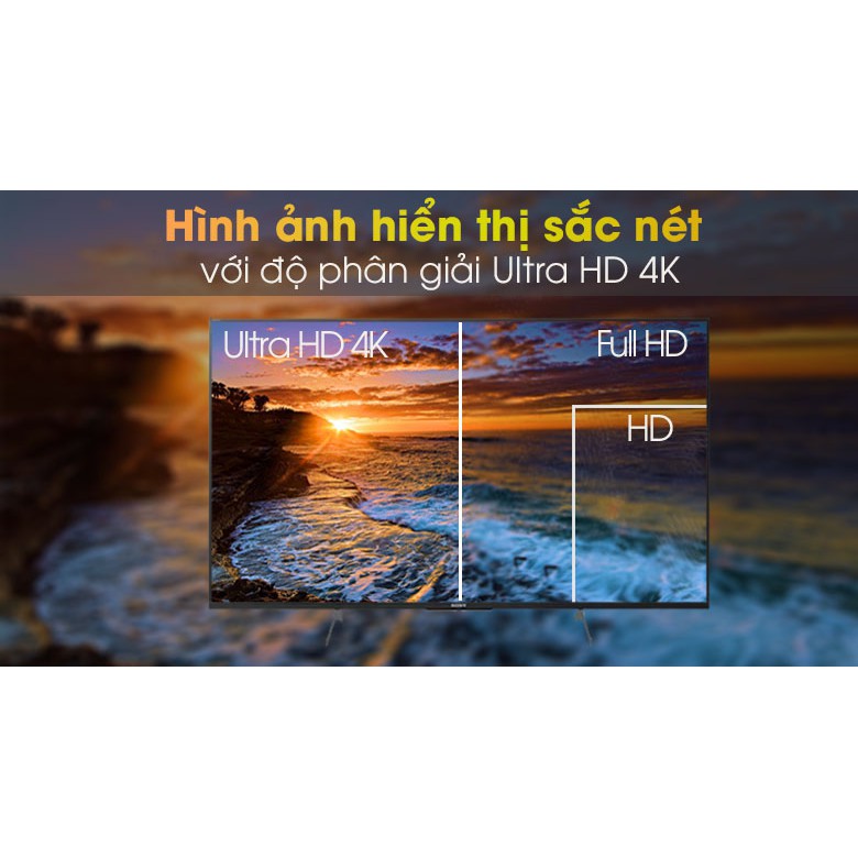 Android Tivi Sony 4K 43 inch KD-43X8500H (Miễn phí giao tại HCM-ngoài tỉnh liên hệ shop)