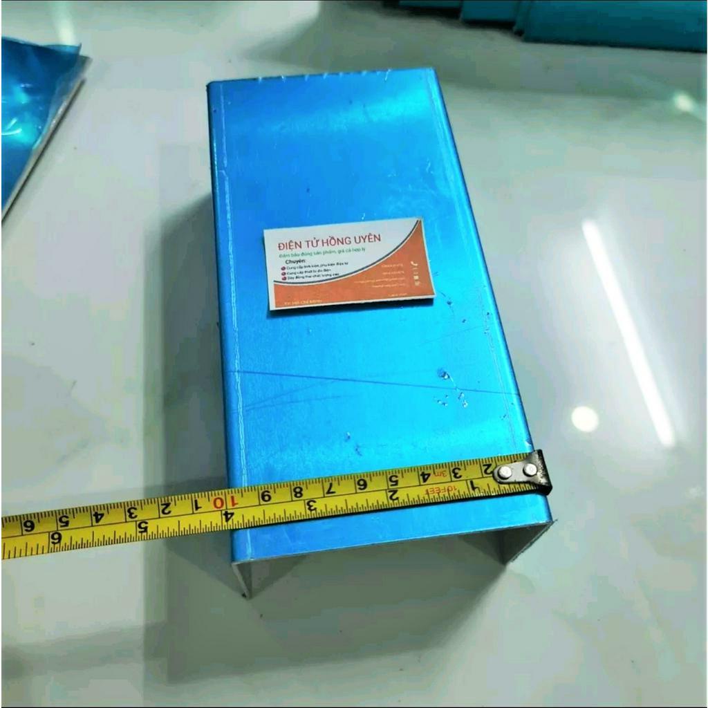 Combo 2 Hộp nhôm 200x100x65mm - Dày 2mm. Nhôm tấm gập sẵn thành hộp chữ U Làm giải nhiệt D718 / B688 máy cơ 2 vế c chung