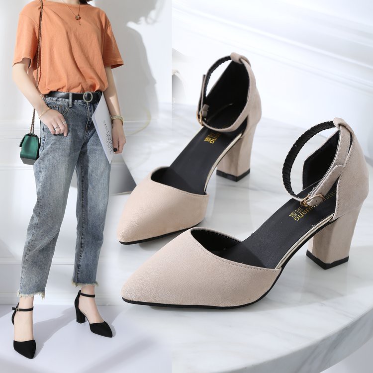 Giày Cao Gót Mũi Nhọn Thời Trang Cho Nữ