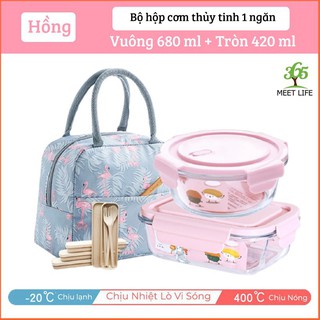 Hộp cơm thủy tinh Hộp thủy tinh cao cấp