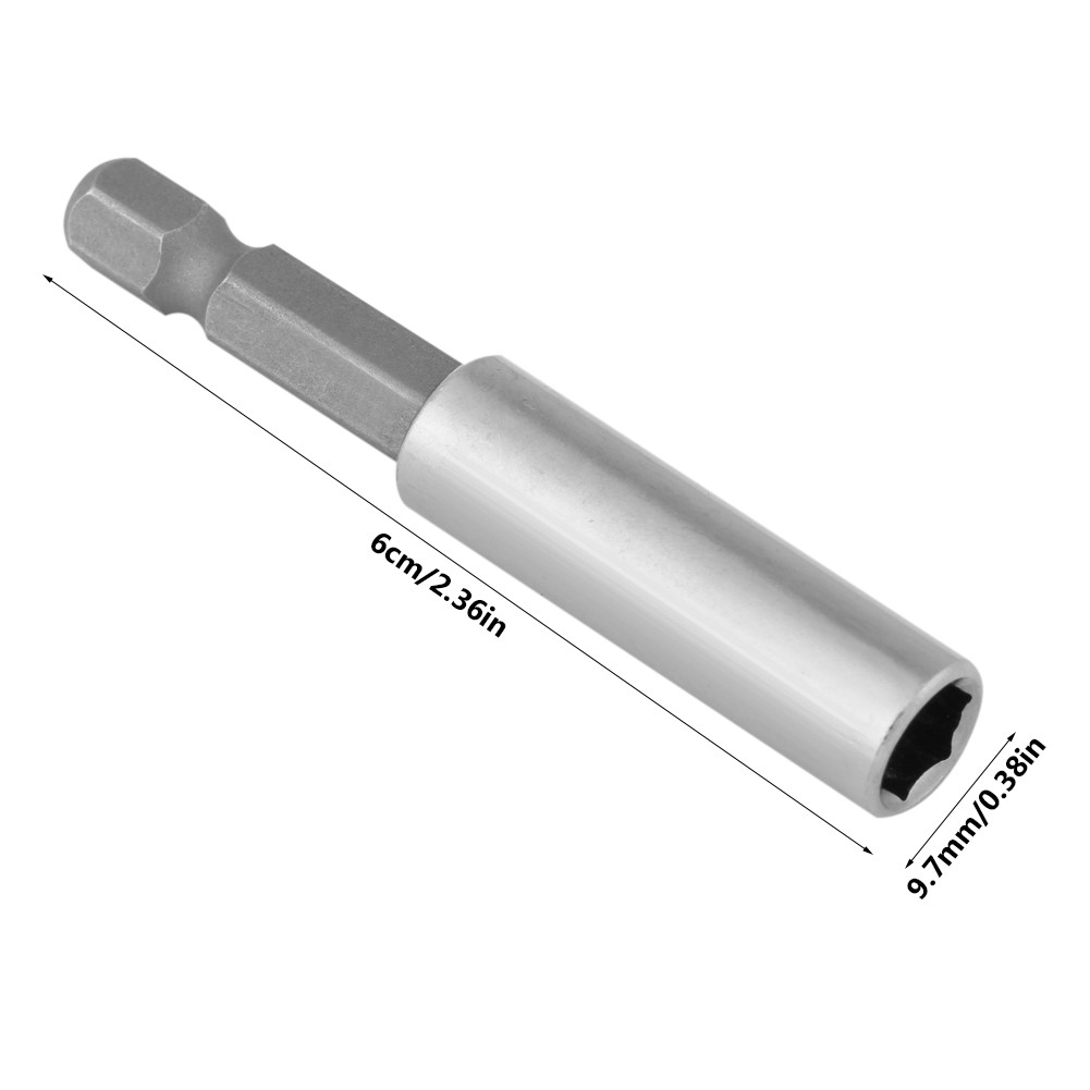 Đầu Nối Dài Mũi Khoan Lục Giác Có Nam Châm 60mm 1/4"