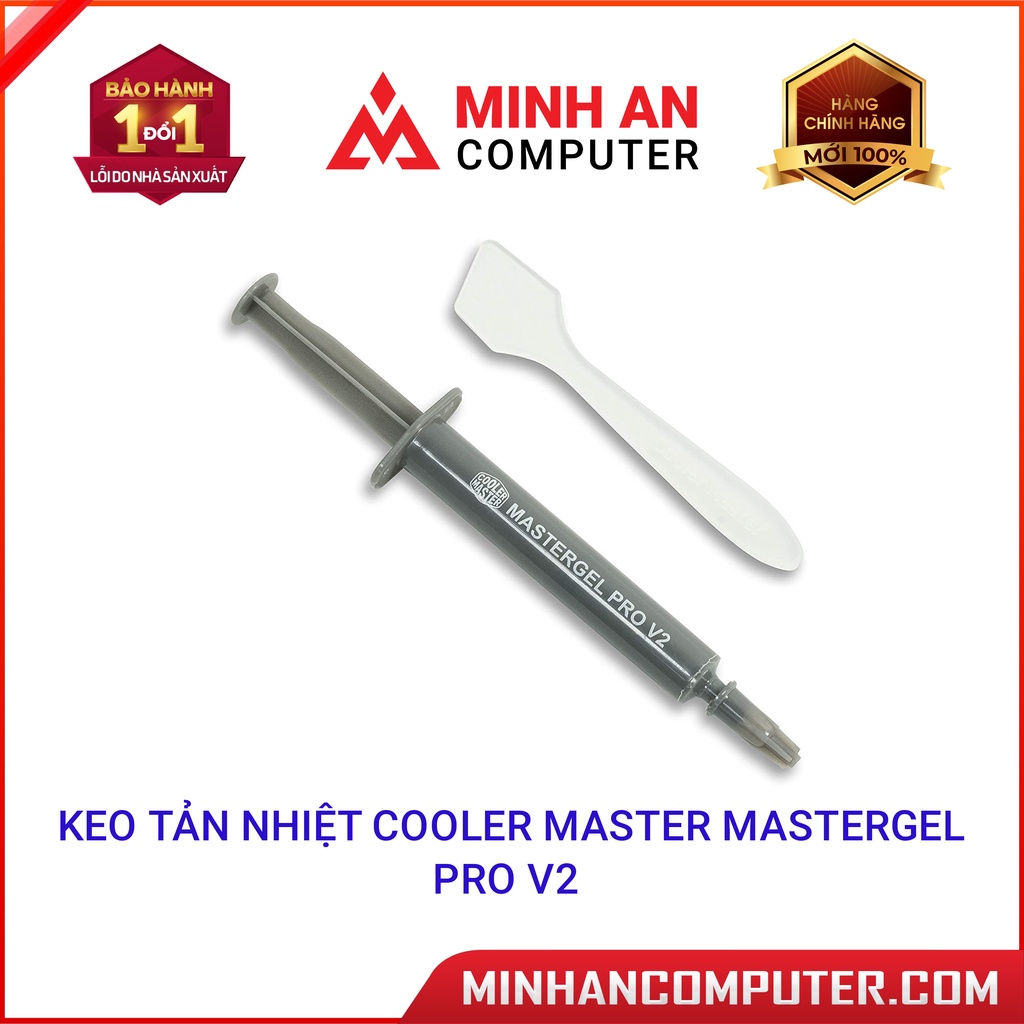 Keo tản nhiệt Cooler master mastergel pro v2 dẫn nhiệt tốt - Hàng chính hãng