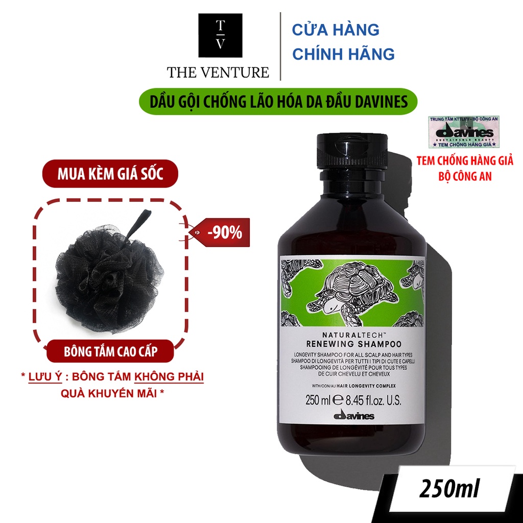 Dầu Gội Trường Thọ Davines Renewing Shampoo Chính Hãng - 250ml