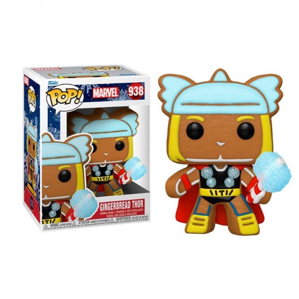 Mô hình Marvel Thor 10cm 938 Gingerbread Funko Pop Mô hình tĩnh Nhựa PVC CHÍNH HÃNG MỸ MVFKP06