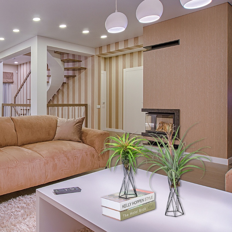 Giá Đỡ Chậu Hoa Bằng Sắt Phong Cách Bắc Âu Độc Đáo Trang Trí Nhà Cửa / Sân Vườn