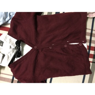 Set sơ mi + cdg len+ nơ hm authentic