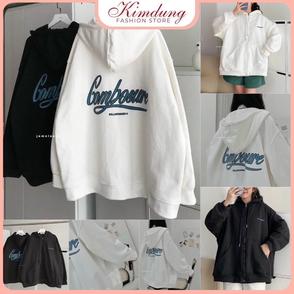 Áo HOODIE Nam Nữ Trơn Vải Nỉ KillWinner Phom Rộng UNISEX - Kim Dung Fashion Store