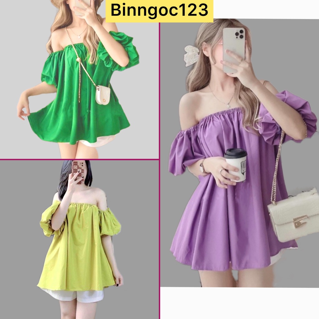 Áo hai dây caro đỏ áo babydoll tiểu thư rộng dễ thương