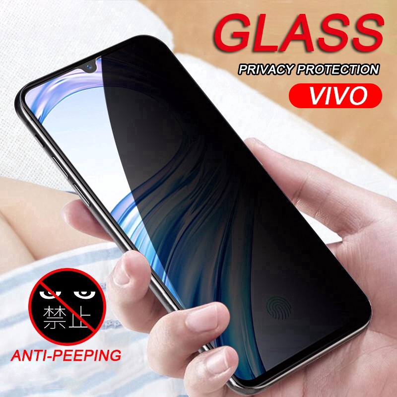 Kính Cường Lực Chống Nhìn Trộm Full Màn Vivo V9 V11 V11I V19 Neo S1 Pro Y11 Y12 Y15 Y17 Y19 Y12S Y31 Y51 Y91 Y91I Y91C Y20 Y20I Y20S Y30 V20 Se V21