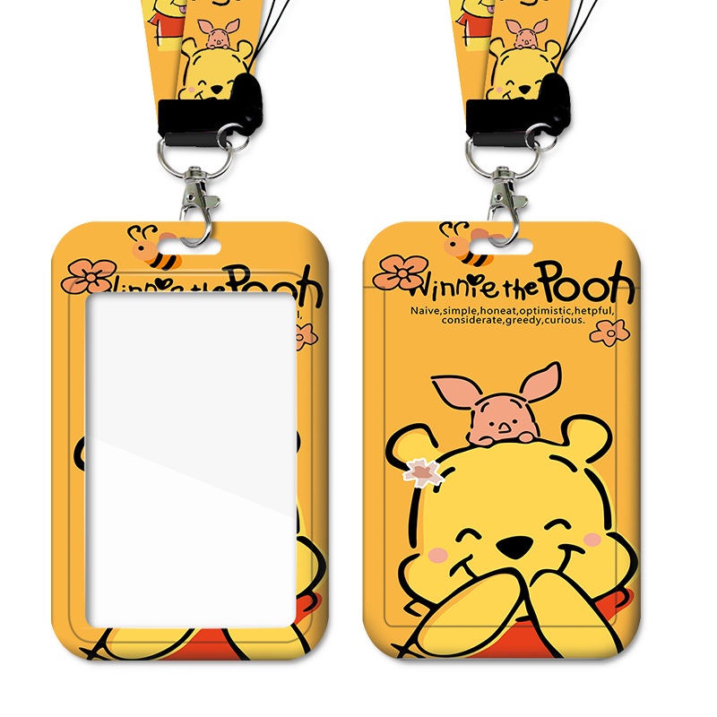 Dây đeo thẻ tên / Thẻ Học Sinh / Làm Việc Hoạt Hình D Y Eo Th T N / Hoạt Hình Gấu Pooh