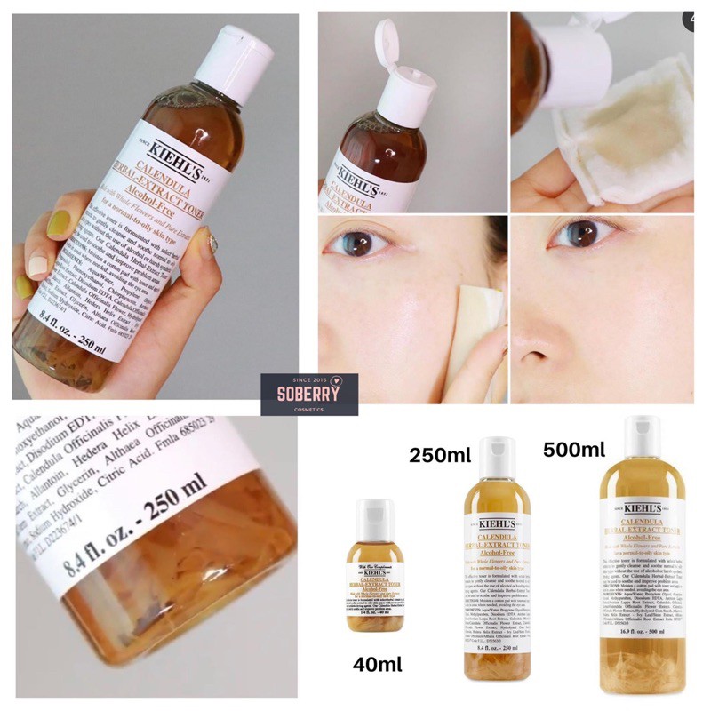 Toner hoa cúc Kiehl's Calendula Herbal Extract alcohol free toner mini 40ml | BigBuy360 - bigbuy360.vn