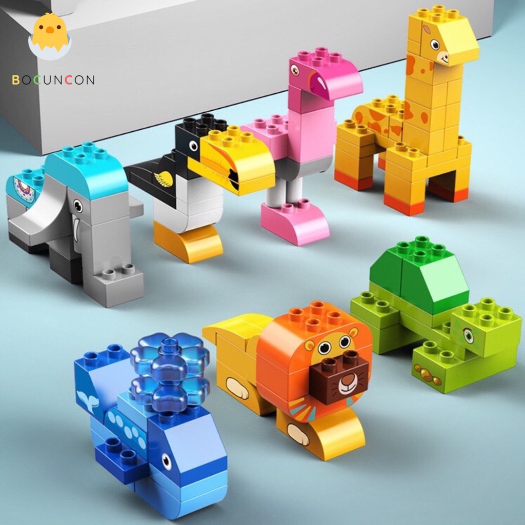 Đồ Chơi Xếp Hình Lego Thế Giới Thú Cưng Đáng Yêu 102 Chi Tiết Siêu To