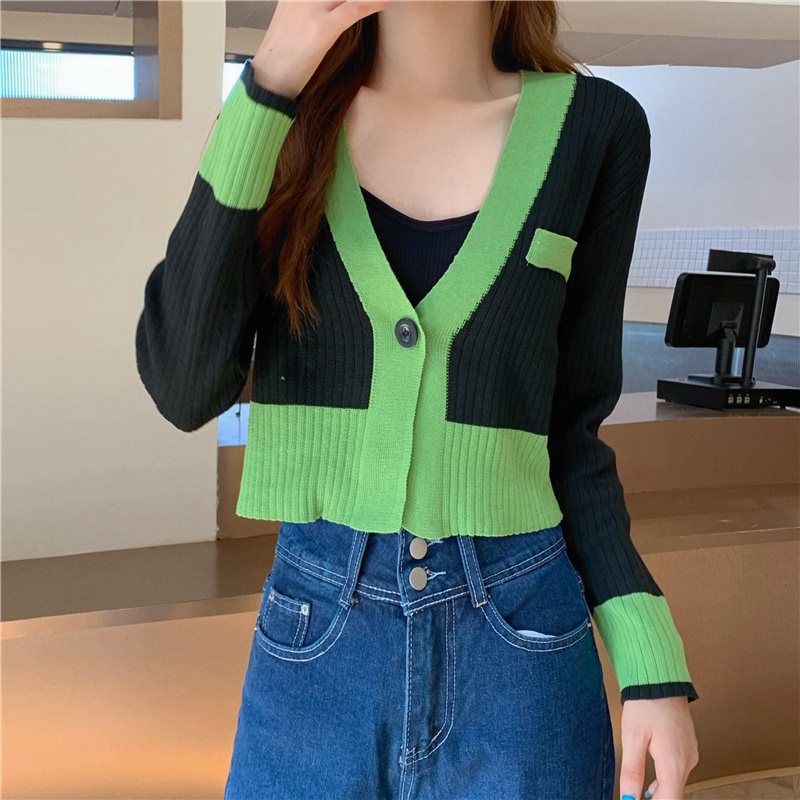 Áo khoác Cardigan dệt kim mỏng dáng rộng thời trang mùa thu phong cách hàn quốc cho nữ