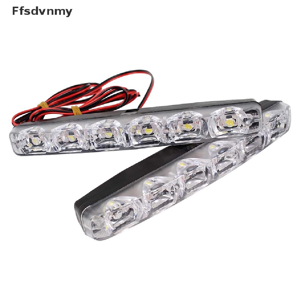 Bộ 2 đèn LED DRL 12V 6 bóng cho xe hơi