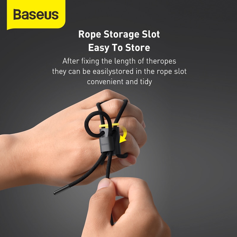 Baseus Let's go Lockable Cord Strap For Apple Watch Series 5/4/3 (38mm 40mm 42mm 44mm) with Strap Storage Slot Cutout Strape