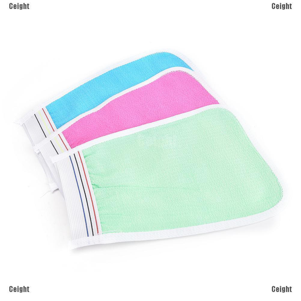 (Cei)Bath Scrub Glove Shower Body Exfoliating Cloth Sponge Puff Random Delivery