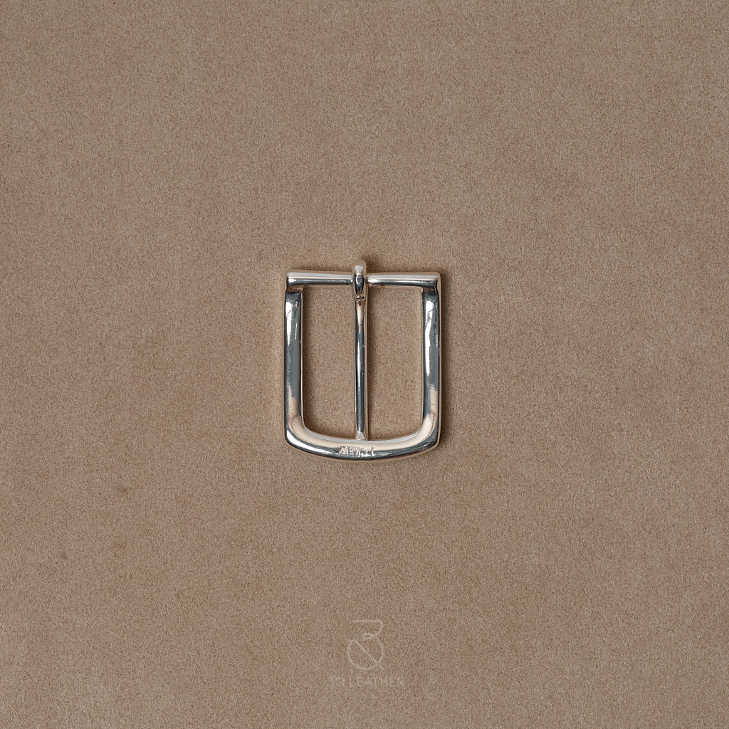 Mặt dây lưng Nam Nữ màu Bạc, mã MDL086, size 30mm, chất liệu đồng nguyên chất mạ Niken, mặt thắt lưng nam