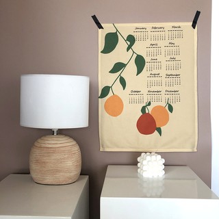 Lịch Vải Treo Tường 2020 Kèm Sticker Tối Giản Trang Trí Nhà Cửa Decor Xinh Xắn