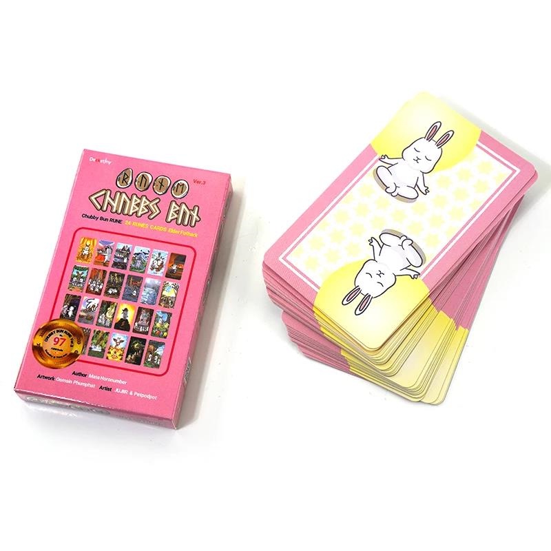 Chubby Bun Rune V.3 (Elder Futhark)Tarot Decks 78 Card Tarot Deck High Quality Board Game
