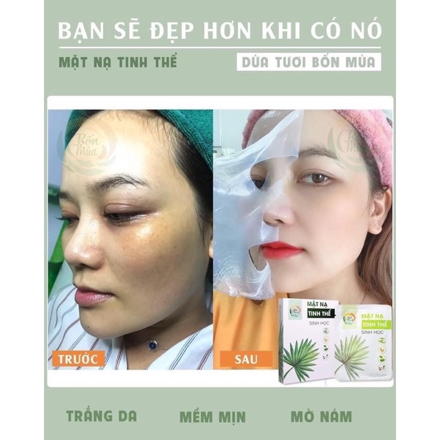 Mặt Nạ Tinh Thể Sinh Học Bốn Mùa   Giảm Kích Ứng, Dưỡng Ẩm Và Trẻ Hóa Làn Da.