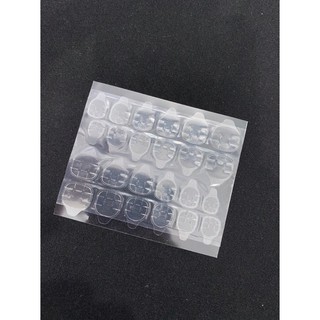 Miếng dán móng silicon nail, vỉ dán móng silicon