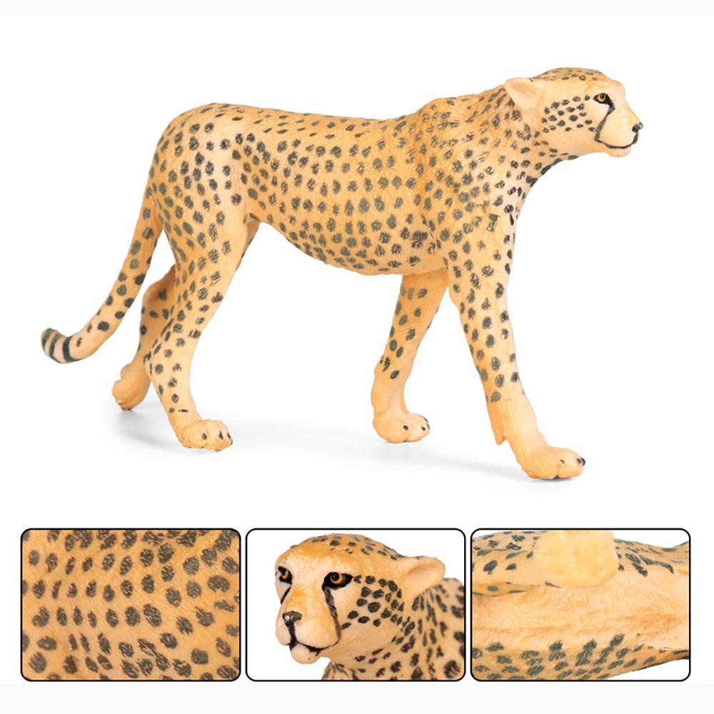 LUOL Đồ Chơi Mô Hình Báo Hoang Dã Giáo Dục Sớm Cho Bé