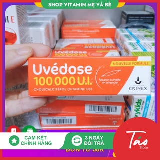 Vitamin d3 uvedose liều cao 100000 ui 2ml cho bé từ 18 tháng tuổi - xuất xứ pháp