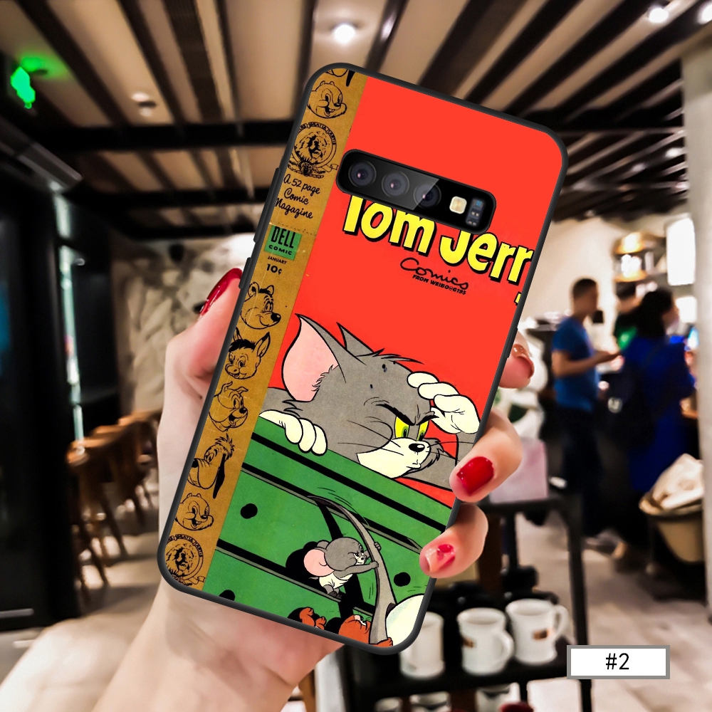 Samsung  S8 S8 plus S9 S10 S10+ Note8 Note9 Note10 10+ Cat and mouse Caisng Soft Case