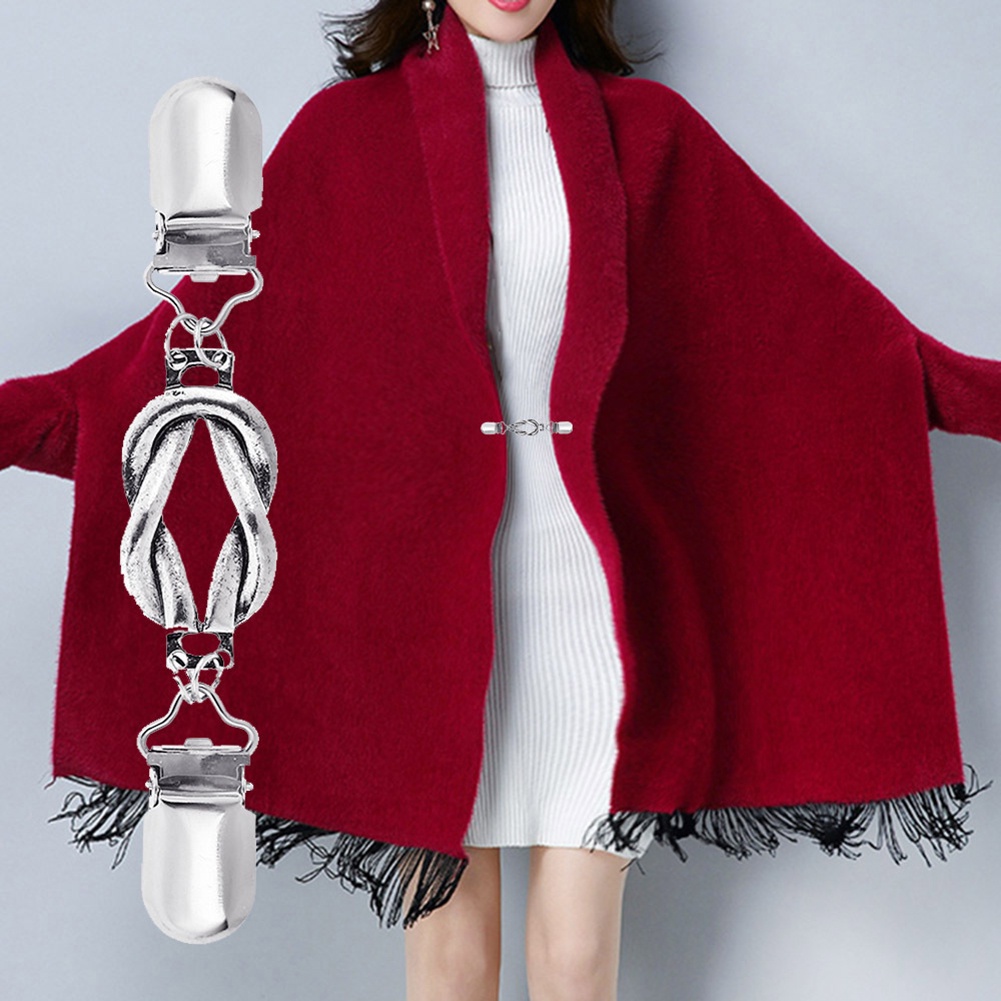 [Hàng Có Sẵn] Kẹp Cổ Áo Cardigan Xoắn