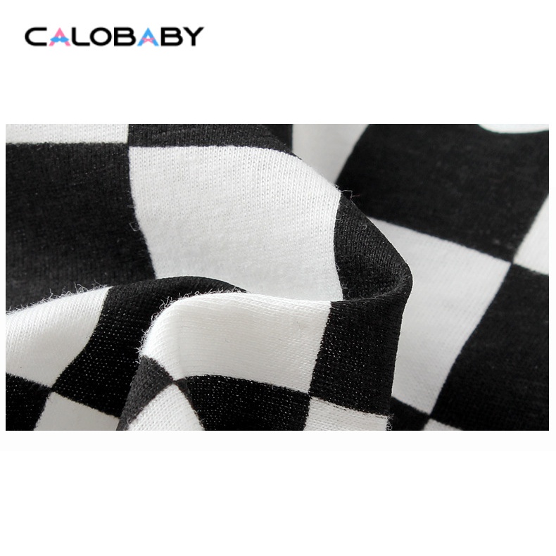 Áo Thun Cotton Tay Ngắn Cổ Tròn Họa Tiết Kẻ Ô Phong Cách Hàn Quốc Thời Trang Mùa Hè Mới Cho Bé Trai Và Gái