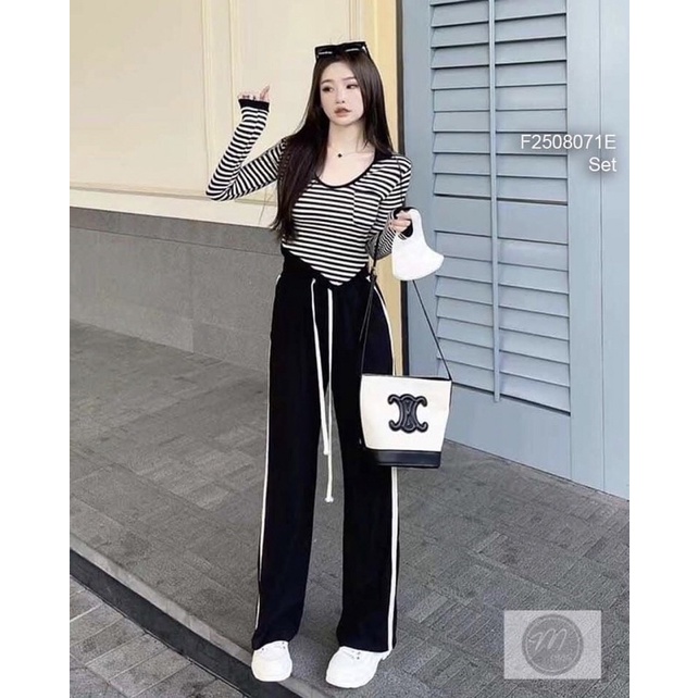 Set váy kaki dáng dài mix áo 2 dây