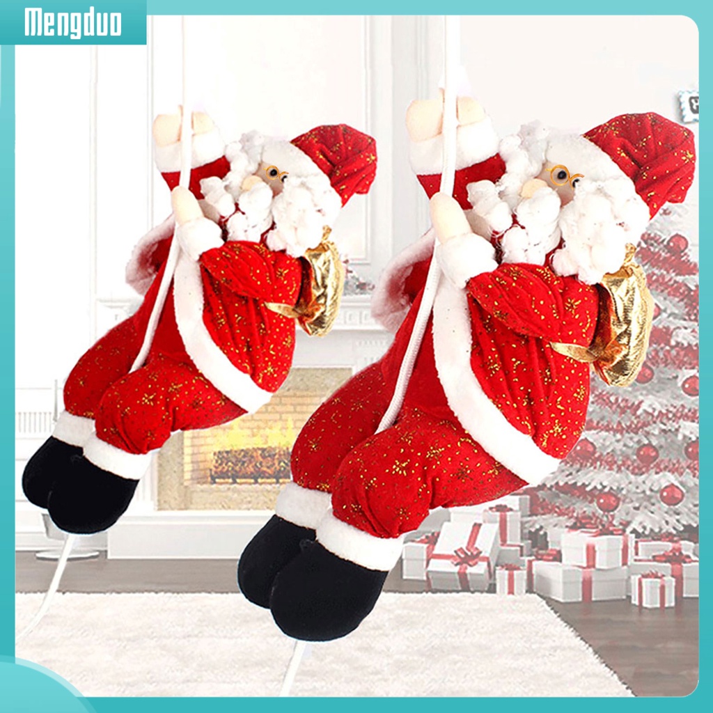 Mengduo| Ông Già Noel Leo Dây Treo Trang Trí Cây Thông Noel