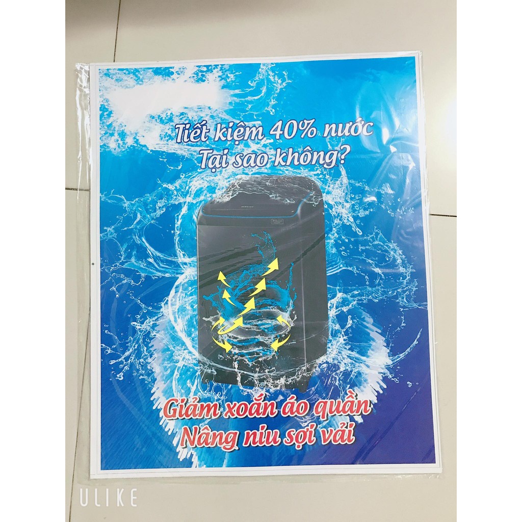 Miếng Dán/Tem Dán Máy Giặt Không Thương Hiệu (mẫu 13)