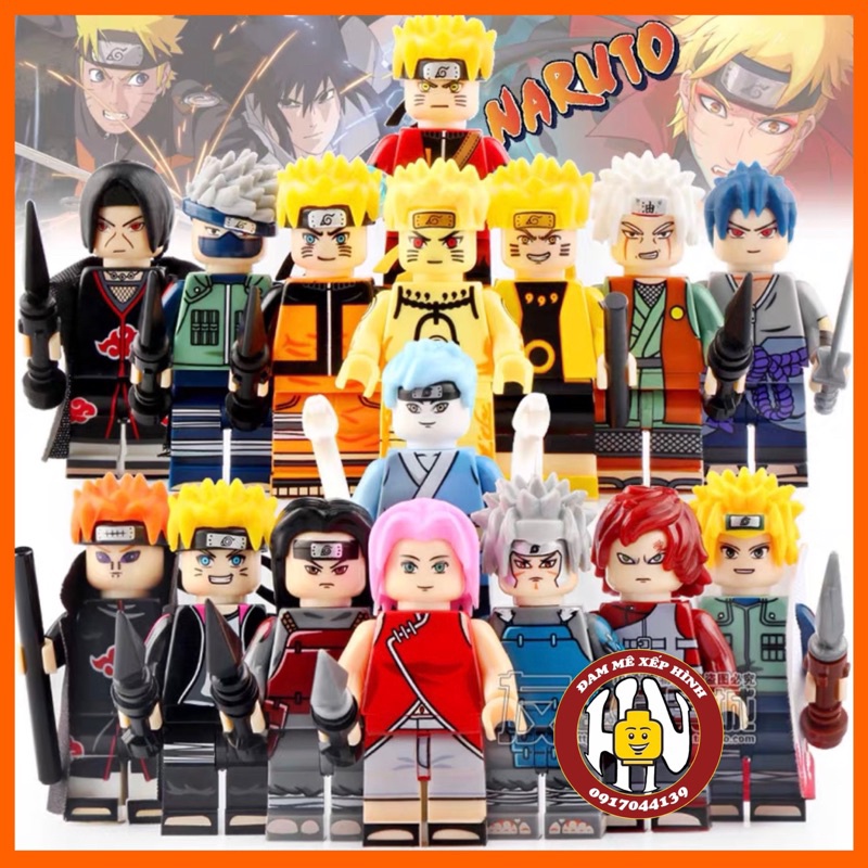 Đồ chơi xếp hình - KF 6112 - Film Naruto - Hàng sưu tầm - Hàng đẹp !