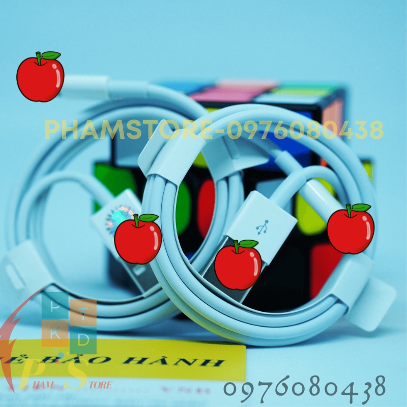 Dây Cáp Sạc Nhanh Zin Chui Cắm USB Cho 5|6|7.......X, 11, 12, 13, 14 pro Mắc