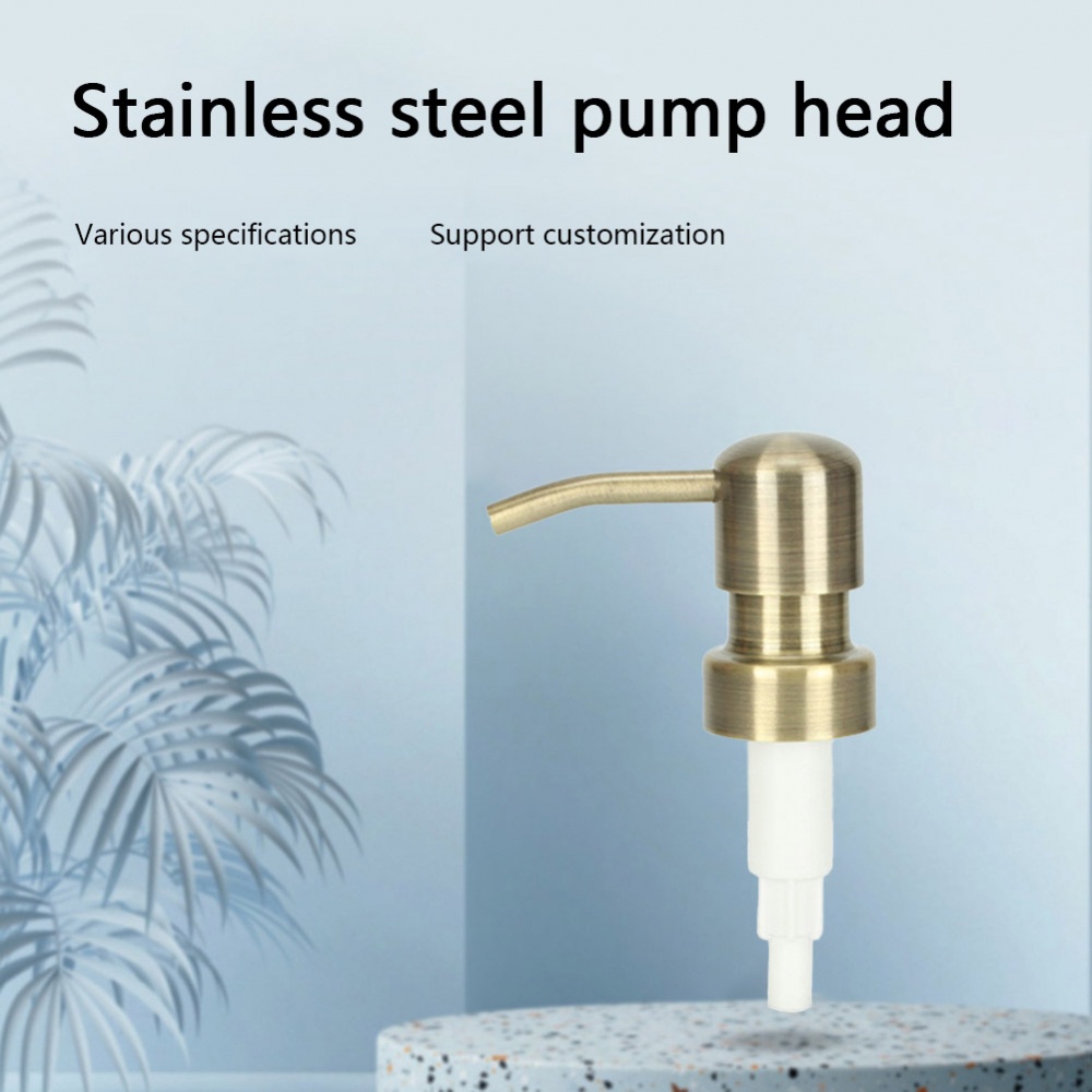 【DREAMLIFE】Stainless Steel Soap Pump Liquid Lotion Dispenser Replacement Head Tube Bottle