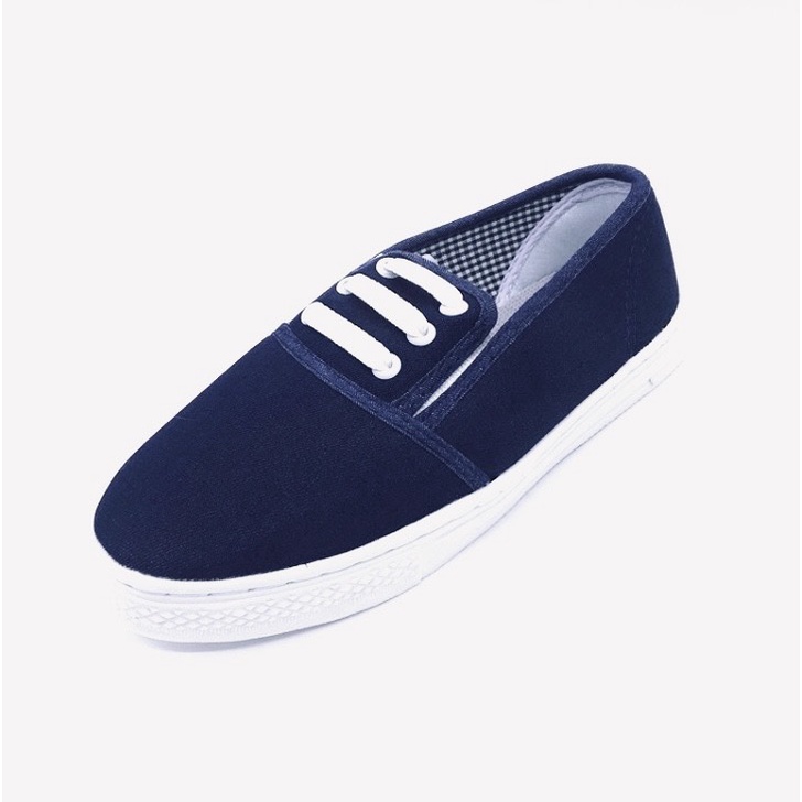 [RẺ ĐẸP] Giày slip on nữ vải dây ngang S291 may kỹ nhẹ phù hợp học sinh sinh viên