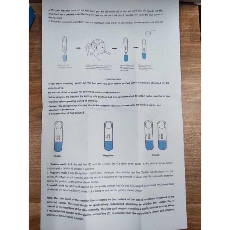 Test ngậm c.o.v.i.d Đứcc