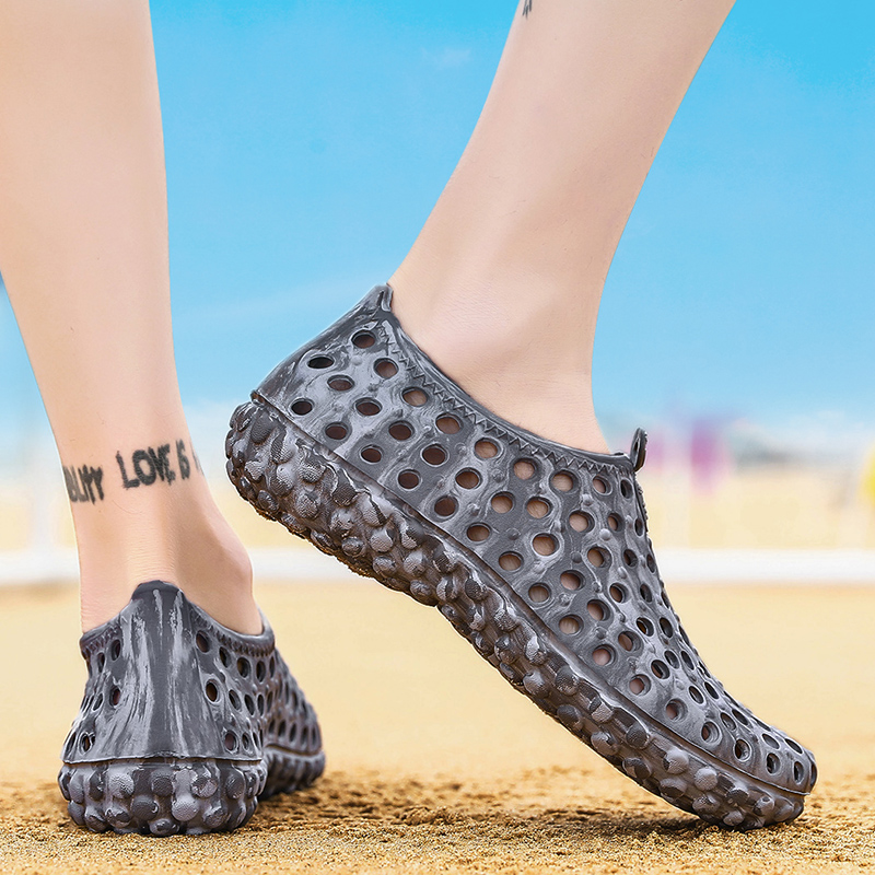 Giày Crocs Thoáng Khí Họa Tiết Rằn Ri Thời Trang Mùa Hè Cho Nam Size 39-45