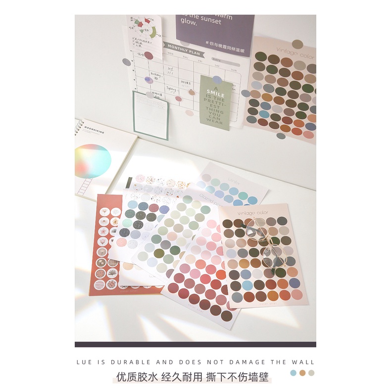 Tờ hình dán trang trí họa tiết đáng yêu