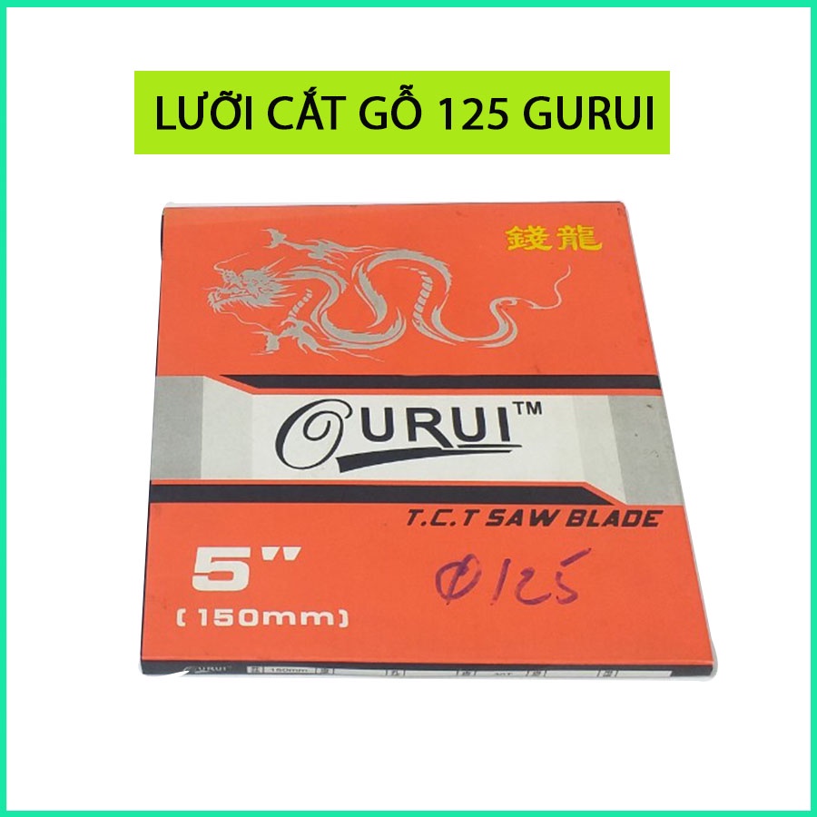 LƯỠI CẮT GỖ GURUI RỒNG PHI 125 HÀNG ĐẸP.