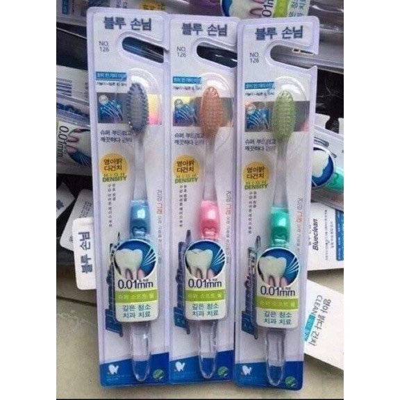 Bàn chải đánh răng sợi siêu mềm, siêu mảnh 0.01mm
