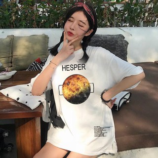 Áo Thun Unisex Tay Lỡ Form Rộng Quả Cầu Lửa