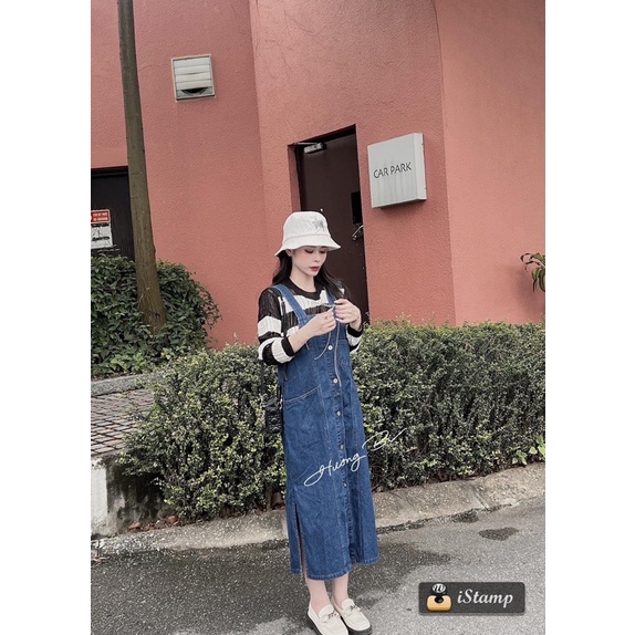 Set áo len yếm bò dài