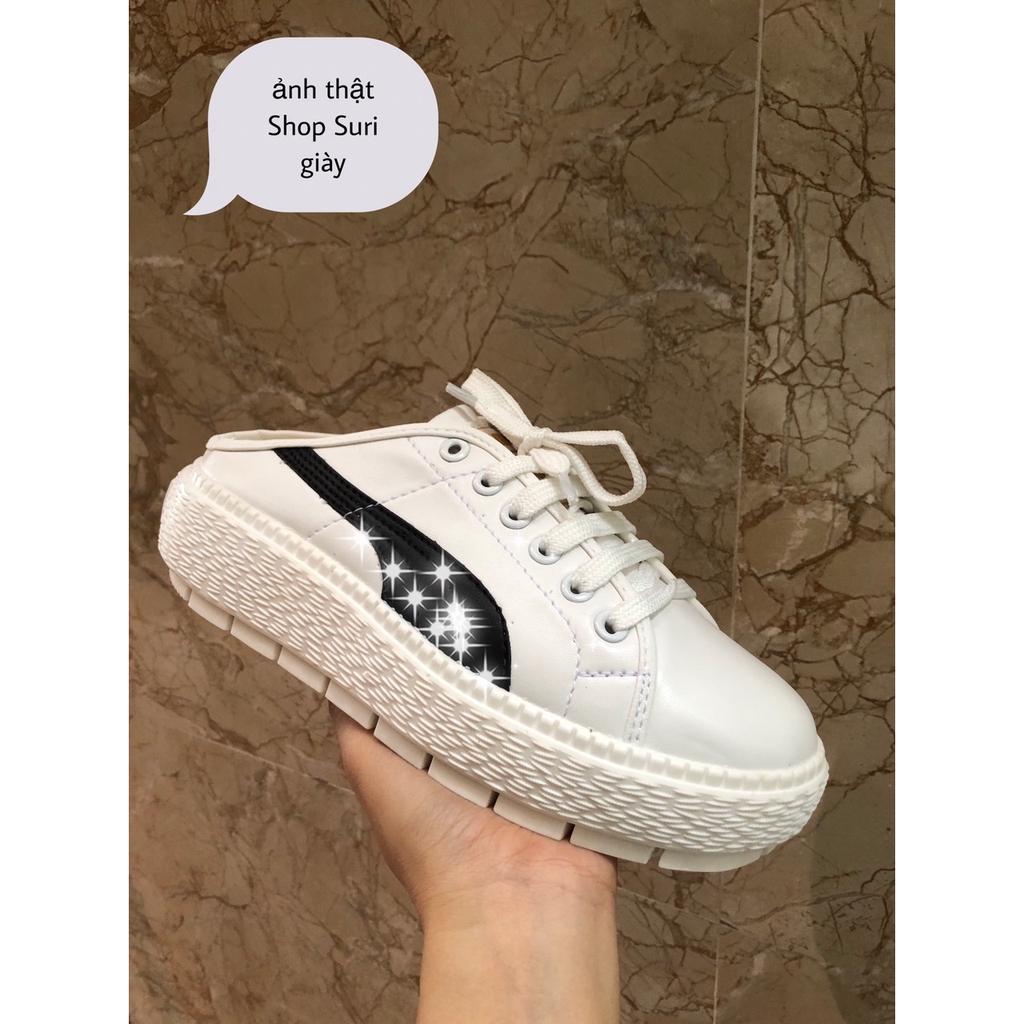 FREESHIP GIÀY THỂ THAO NỮ, SỤC THỂ THAO NỮ VẠT CHÉO ĐẾ CAO ÊM CHÂN CHẤT ĐẸP